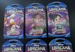 Disney Lorcana Shimmering Skies 6 Sleeved Booster Packs Free Shipping - Image 2
