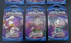 Disney Lorcana Shimmering Skies 6 Sleeved Booster Packs Free Shipping - Image 3