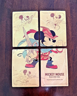Ravensburger Disney Lorcana - Mickey Mouse - Brave Little Tailor Puzzle Card Set - Image 1