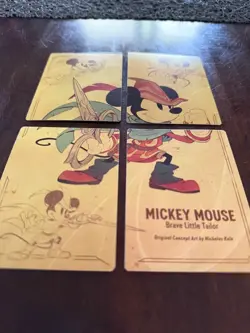 Ravensburger Disney Lorcana - Mickey Mouse - Brave Little Tailor Puzzle Card Set - Image 3
