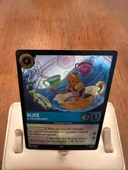 Disney Lorcana Alice Accidentally Adrift Promo Card Foil Fable 2/P3-EN-9 - Image 2