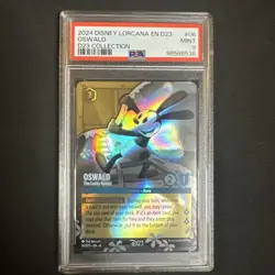 2024 DISNEY LORCANA EN D23-D23 EXPO PROMO #06 OSWALD - THE LUCKY RABBIT PSA 9 - Image 1