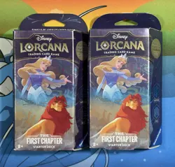 Disney Lorcana Trading Card Game The First Chapter Starter Deck New - Image 1