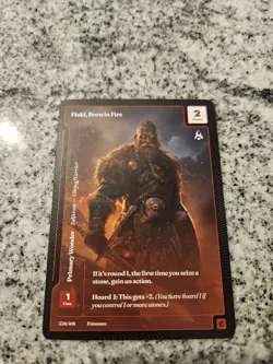 Wonders Of The First - Floki, Born in Fire NM 328/401 Unplayed Primary Wonder - Image 1