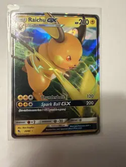 Raichu GX 20/68 Ultra Rare Holo Hidden Fates Pokemon Card - Image 1