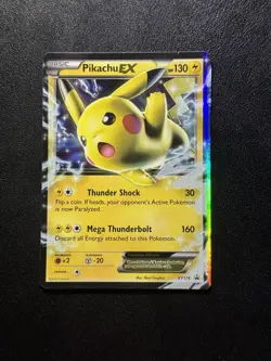 Pikachu EX XY174 XY Black Star Promo Pokemon Card - Image 3