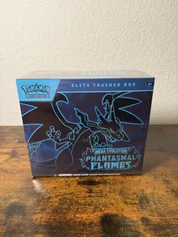 Pokemon Phantasmal Flames Elite Trainer Box ETB Factory Sealed Pokemon Cards - Image 1