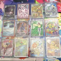 Pokemon Cards Full Art Japanese 12 Card Lot - Image 1