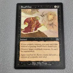 Snuff Out Mercadian Masques MTG Magic the Gathering Card - Image 1