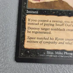 Snuff Out Mercadian Masques MTG Magic the Gathering Card - Image 4