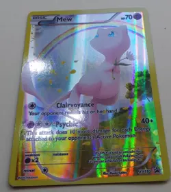 Pokemon MEW XY110 TCG Promo Holo Basic English Psychic Mythical Card Rare 2016 - Image 1