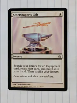 Steelshaper's Gift Fifth Dawn Magic The Gathering MTG Card - Image 1