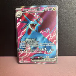 Pokemon TCG - Salamence EX - Full Art Card - Journey Together - 177/159 - NM - Image 1