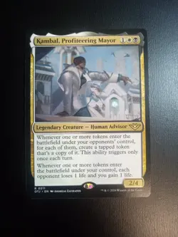 Kambal, Profiteering Mayor Outlaws of Thunder Junction Rare Card #211 Mint - Image 1