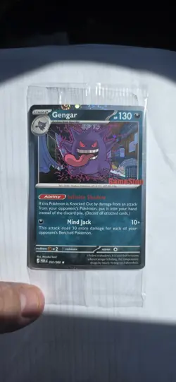 Pokemon Gengar GameStop Promo Card 050/088 HP 130 Mind Jack Stage 2 English - Image 1