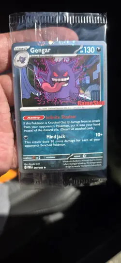 Pokemon Gengar GameStop Promo Card 050/088 HP 130 Mind Jack Stage 2 English - Image 3