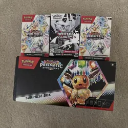 Pokemon - Scarlet & Violet Prismatic Evolutions Surprise Box Opened No Cards. - Image 1