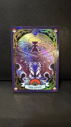 Pokemon Chinese Mengka Mew The Devil Hit Tarot Card 140/588 - Image 1
