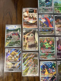 Pokemon Illustration Rare Lot of over 30 Cards Holo Some Promos SV ME Era - Image 2