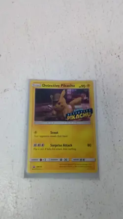 Detective Pikachu SM170 Promo Pokemon Card with Sleeve - Image 2