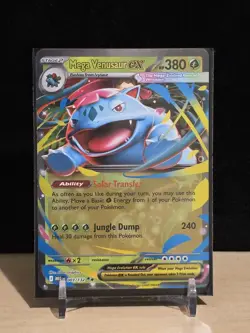 Pokemon TCG Mega Evolution Mega Venusaur EX Card 003/132 Double Rare - Image 1