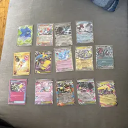 Pokemon TCG EX Card Bundle Mixed Sets 14 Cards NM No Duplicates - Image 1