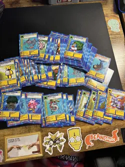 Digimon TCG 146 Card Lot Series 2 & 3 - Image 1