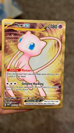 Mew ex - (151 Metal Card) 205/165 Sv: Scarlet & Violet 151 UPC Promo - Image 2