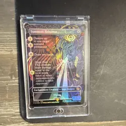 Magic: The Gathering Summon Bahamut Enchantment Creature Blue Foil Final Fantasy - Image 1