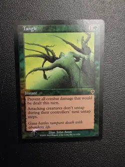 Tangle FOIL Invasion Near Mint Never Played Mtg Magic The Gathering 2000 - Image 1