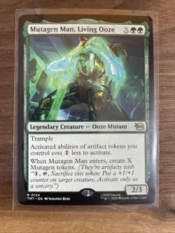 Mutagen Man, Living Ooze (Extended Art) Rare MTG Ninja Turtles - Image 1