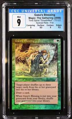 GAEA'S BLESSING Timeshifted Foil + Stone Rain 8th Edition Foil (felixstern7) - Image 1