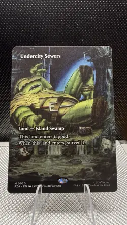 Undercity Sewers (Borderless) Teenage Mutant Ninja Turtles Eternal-Legal MTG NM - Image 1