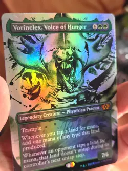 Vorinclex, Voice of Hunger Showcase NM Foil March of the Machine Magic MTG #29 - Image 3