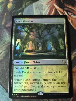 MTG Lush Portico Foil Murders at Karlov Manor #263 NM Prerelease - Image 2
