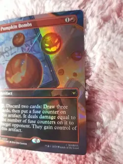 Pumpkin Bombs (Borderless) Magic Marvel's Spider-Man: Eternal-Legal Foil 2025 - Image 3