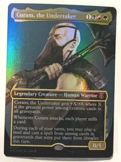 Coram, the Undertaker (Borderless) Modern Horizons 3 Foil - MTG MYTHIC - Image 1