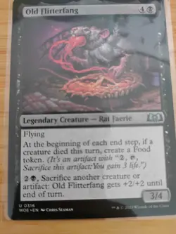 MTG Old Flitterfang 0316 Wilds of Eldraine M/NM Free UK P&P - Image 1