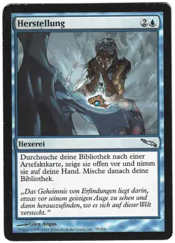 Herstellung / Fabricate - MIRRODIN - deutsch (played +) ** search Artifact ** - Image 1