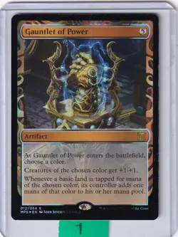 Gauntlet of Power FOIL * Masterpiece Series: Kaladesh Inventions MTG Played - Image 1