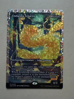 Enduring Tenacity - Fracture Foil Showcase - M (0400 DSK) - Magic: the Gathering - Image 1
