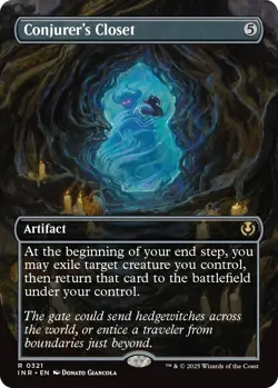 Conjurer's Closet (Borderless) [INR - 321] - NM [Normal] TCG MTG - Image 1
