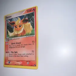 Pokemon Flareon 70 HP Holo Promo POP Series 3 2/17 Nintendo 2006 - Image 3