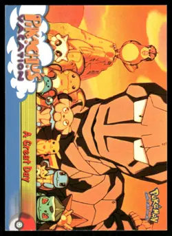 Pokemon Cards A Great Day #58 Topps The First Movie Trading Cards NM - Image 1