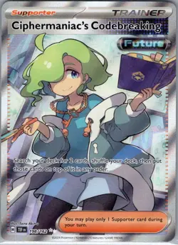 Ciphermaniac's Codebreaking 198/162 SV05: Temporal Forces - Pokemon Card - NM - Image 1