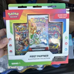 POKEMON T C G FIRST PARTNER ILLUSTRATION COLLECTION BOX FACTORY SEALED C - Image 1