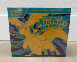 Pokemon TCG Mega Evolution Ascended Heroes ETB Elite Trainer Box Factory Sealed - Image 1