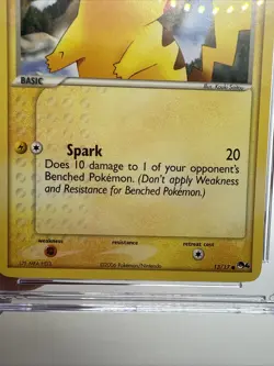 Pokemon Pikachu 13/17 Pop Series 4 Non Holo CGC 10 GEM MINT 2006 - Image 4