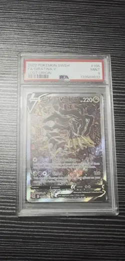 PSA 9 Giratina V Lost Origin 186/196 Holo Alt Art Ultra Rare SWSH Pokemon MINT - Image 2