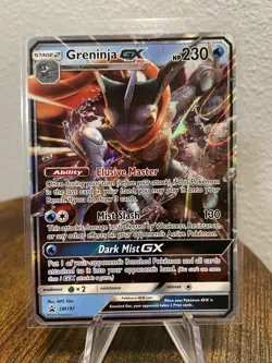 Pokemon TCG: Greninja GX SM197 Black Star Promo Sun & Moon 2019 - LP - Image 1